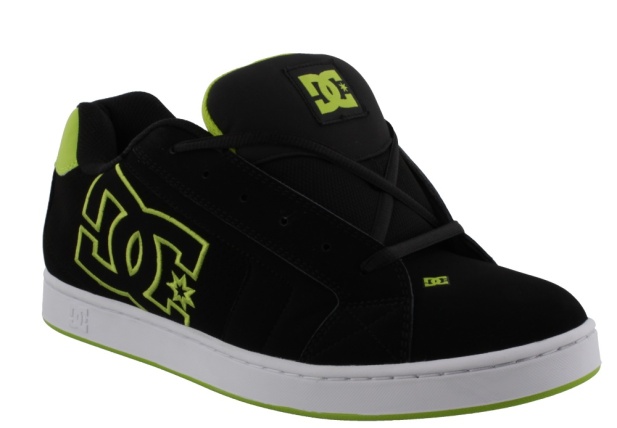 DC Shoes Net BL4 BLACK LIME GREEN